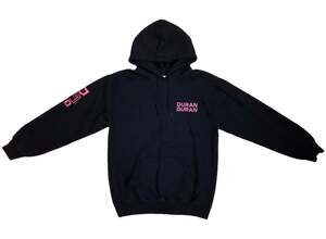 Duran Duran DD EP 2023 Tour Black and Hot Pink Graphic Hoodie